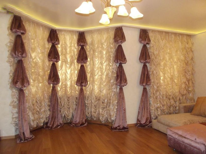 французские шторы