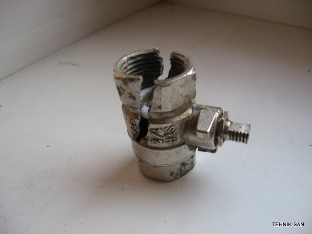 силуминовые детали после эксплуатации