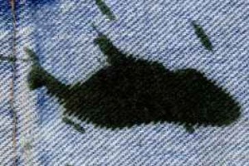 Пятна на одежде.