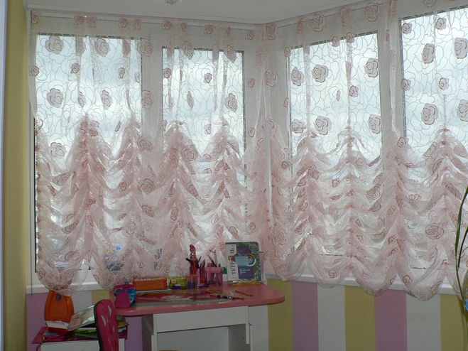 французские шторы