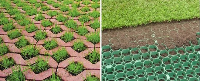 Газонные решетки.