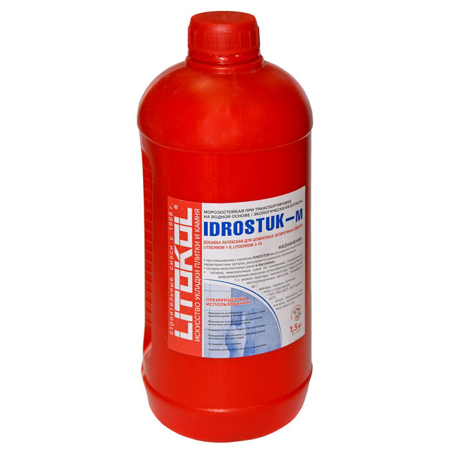 Латексная добавка для цементной затирки