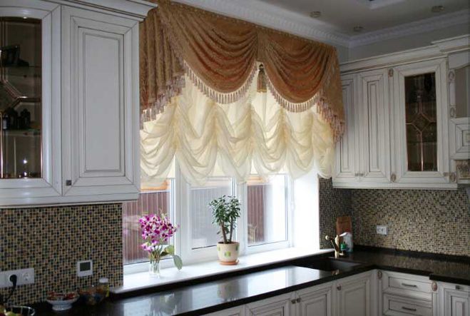 французские шторы