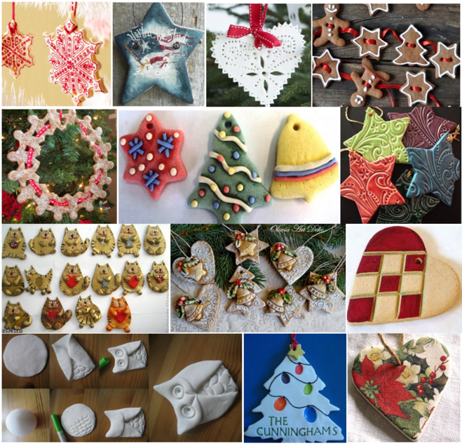 Нов&shy;<wbr/>огодние елочные игрушки из соленого теста