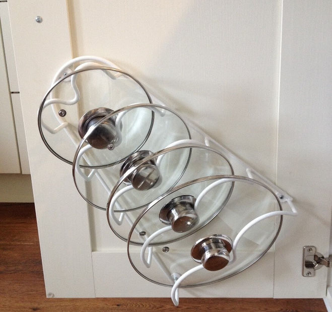 Хранение крышек от кастрюль