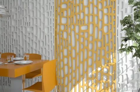 отделка стен в доме с кошкой