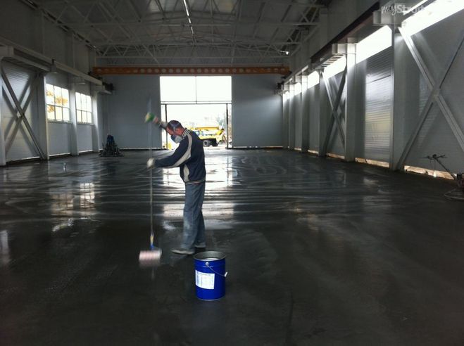 Виды промышленных полов