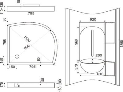 угловые с одинаковыми сторонами