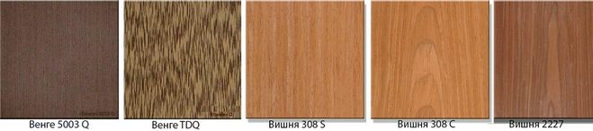 примеры гаммы файн-лайн шпона