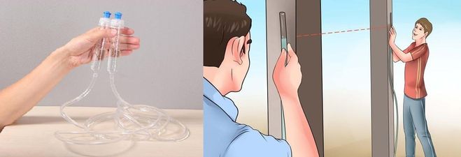 Водяной уровень в работе.